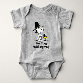Body Para Bebé Peregrino Snoopy & Woodstock | Primer día de Acció