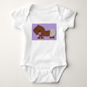 Body Para Bebé Perrito Dachshund