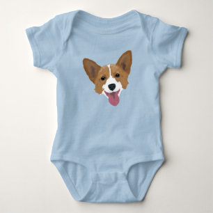 Body Para Bebé Perrito del Corgi