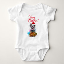 Perrito Yorkie Lindo Personalizable Navidad Ladra