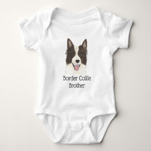 Body Para Bebé Perro Border Collie Personalizable