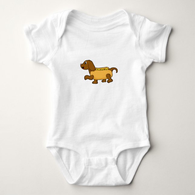 Body Para Bebé Perro como perro de protección (Anverso)
