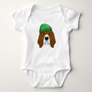 Body Para Bebé Perro con Beanie