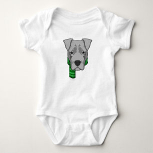 Body Para Bebé Perro con bufanda