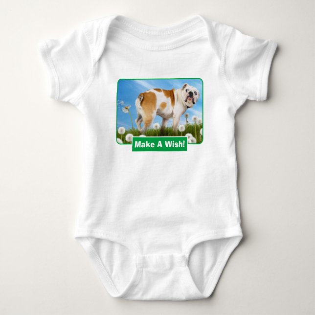 Body Para Bebé Perro con Dandelion (Anverso)