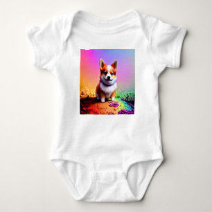 Body Para Bebé Perro Corgi De Cachorro Cúpido-36475