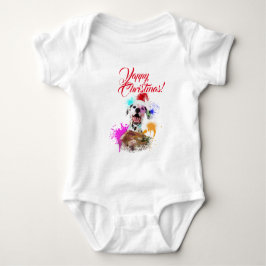 Body Para Bebé Perro dálmata lindo personalizable Navidad ladrado