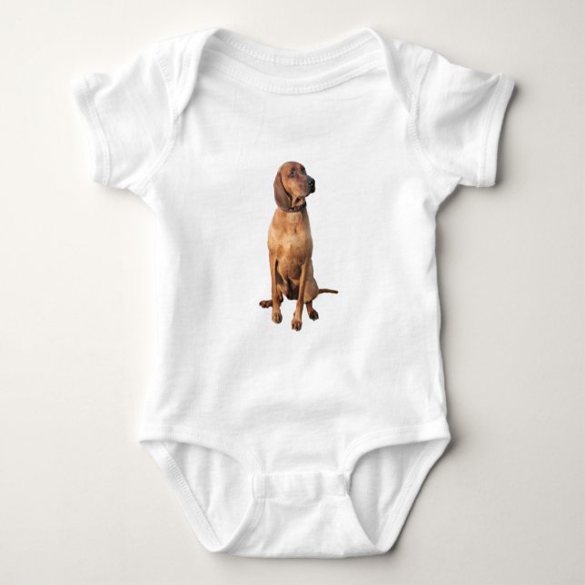 Body Para Bebé Perro de caza Redbone Coon (A) (Anverso)