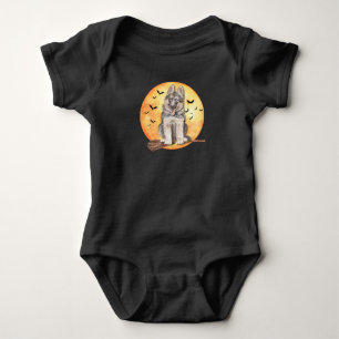 Body Para Bebé Perro de Halloween Pastor Alemán Bodysuit Perro
