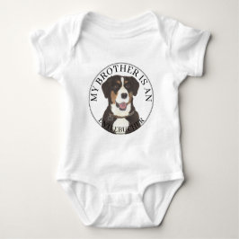Body Para Bebé Perro de montaña Entlebucher personalizado