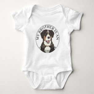 Body Para Bebé Perro de montaña Entlebucher personalizado