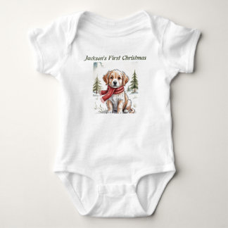 Body Para Bebé Perro de vacaciones Golden Retriever, Amante de lo