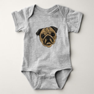 Body Para Bebé perro del barro amasado