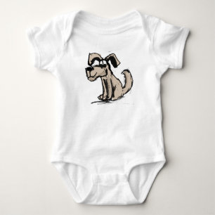 Body Para Bebé Perro Divertido
