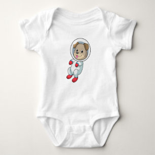 Body Para Bebé Perro en el espacio