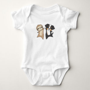 Body Para Bebé Perro eslovaco Bernese Montaña Perro Cute Animales