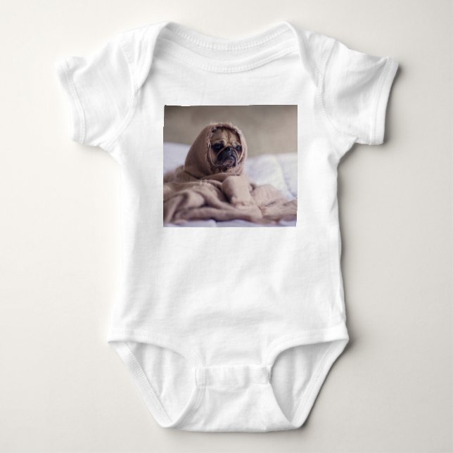 Body Para Bebé Perro gracioso (Anverso)