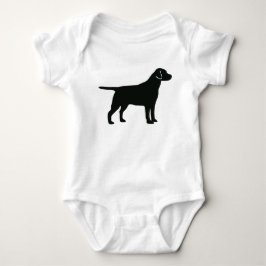 Body Para Bebé Perro Labrador Negro
