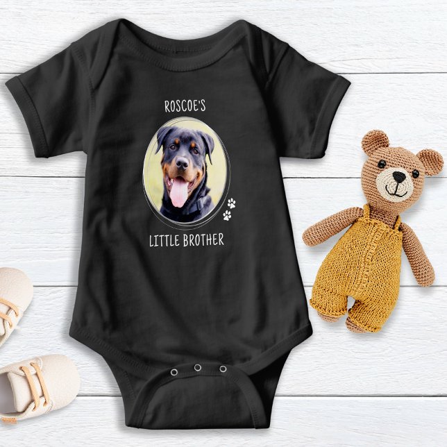 Body Para Bebé Perro Lover Pequeño Hermano Personalizado Mascota (Subido por el creador)