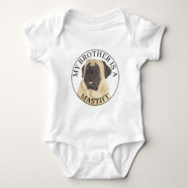 Body Para Bebé Perro Mastín