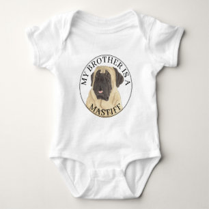 Body Para Bebé Perro Mastín