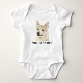 Body Para Bebé Perro noruego Buhund personalizable
