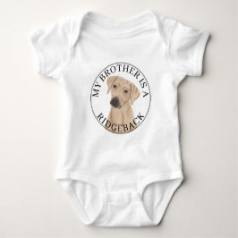 Body Para Bebé Perro Ridgeback Rodesiano
