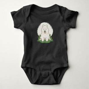 Body Para Bebé Perro Samoyedo Divertido