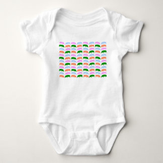 Body Para Bebé Perros multicolores Creeper de Bebé Orgánico