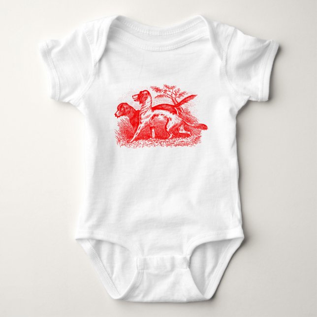 Body Para Bebé Perros Vintage (Anverso)