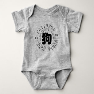 Body Para Bebé Personalidad Perro Zodiac Nacido en Año Perro 2018