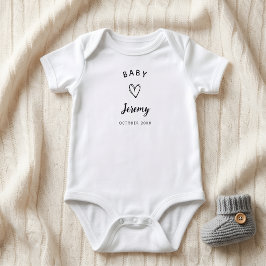 Body Para Bebé Personalised Baby Announcement, Pregnancy Reveal 