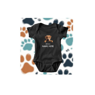 Body Para Bebé Personaliza Cute Welcome Cachorro
