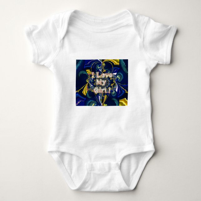 Body Para Bebé Personaliza tu amor infinito: Amo a mi Chica (Anverso)