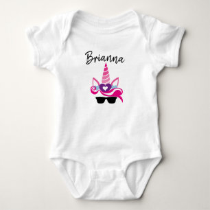 Body Para Bebé Personaliza tu propio bodysuit de unicornio para b