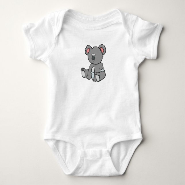 Body Para Bebé Personalizable Baby Koala (Anverso)