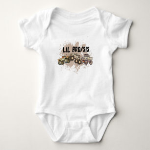 Body Para Bebé Personalizable Baby Monster Truck Fiesta de cumple
