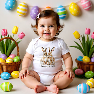 Body Para Bebé Personalizable 🐇 Bunny Romper