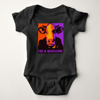 Body Para Bebé ¡Personalizable! Camiseta de vaca de arte pop boov