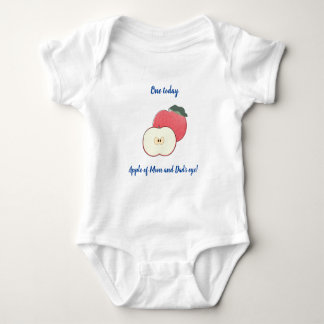 Body Para Bebé Personalizable con tema de Apple
