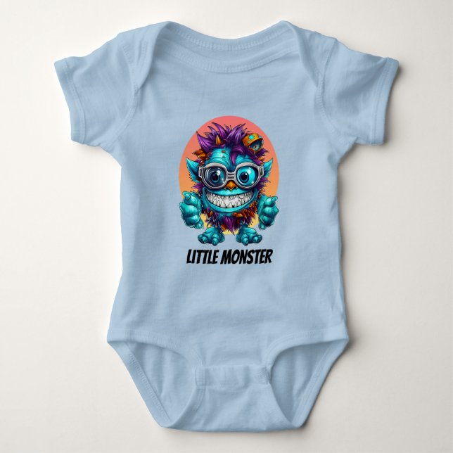 Body Para Bebé personalizable de niños monstruo de Guay (Anverso)