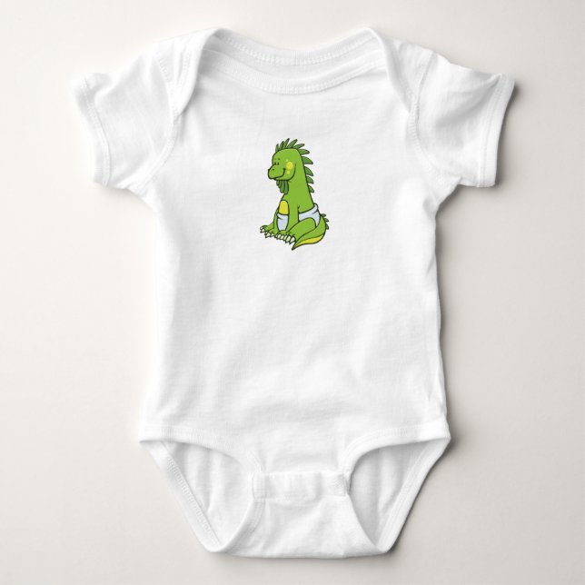 Body Para Bebé Personalizable Iguana (Anverso)