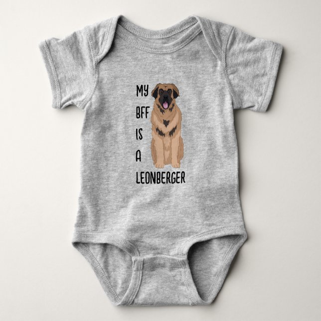 Body Para Bebé Personalizable Leonberger (Anverso)
