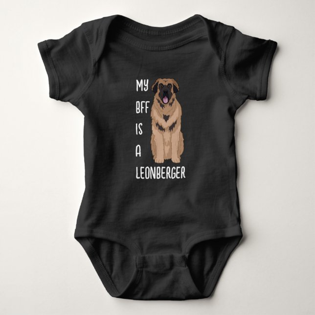Body Para Bebé Personalizable Leonberger (Anverso)