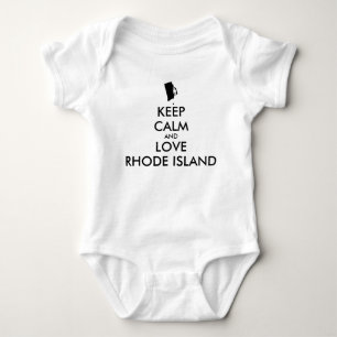 Body Para Bebé Personalizable MANTENER LA CALMA Y AMAR LA ISLA RH