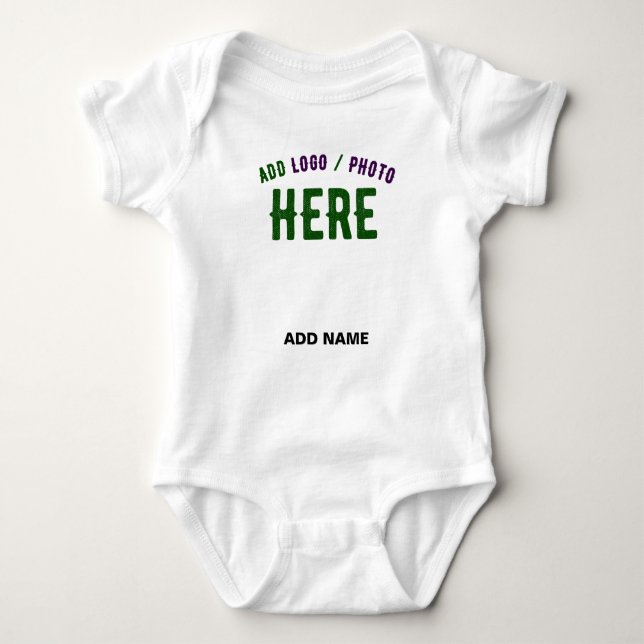 BODY PARA BEBÉ PERSONALIZABLE MODERNO ESTILO BLANCO VERIFICADO MA (Anverso)