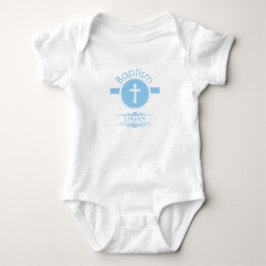 Body Para Bebé Personalizable, Niño Azul Hijo de Dios Bautizo