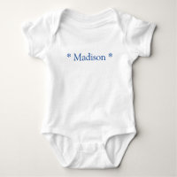 Personalizable nombre texto azul blanco