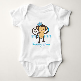 Body Para Bebé Personalizable Primer cumpleaños Monkey Prince Shi