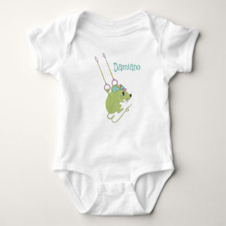 Body Para Bebé personalizable "Ratón acrobático"